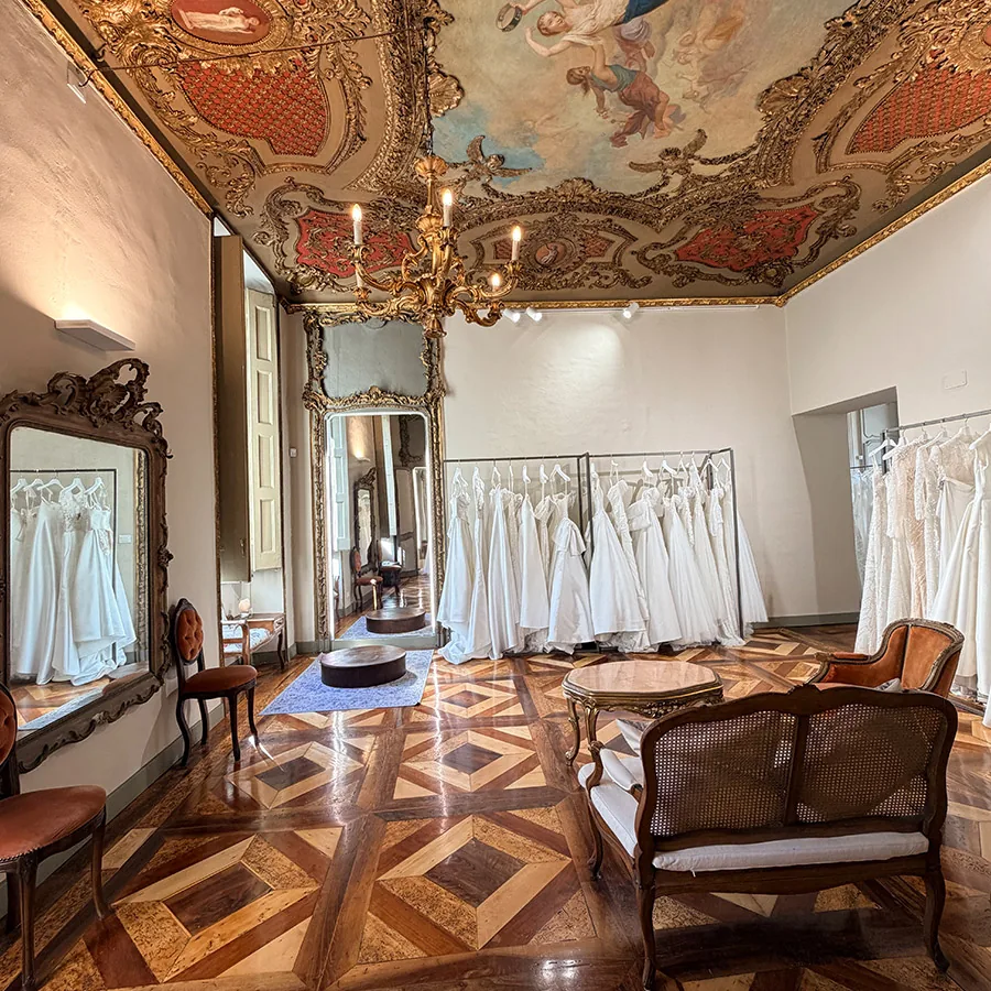 L’atelier Idea Sposa Couture in Via Po 14 a Torino, per la prova degli abiti
